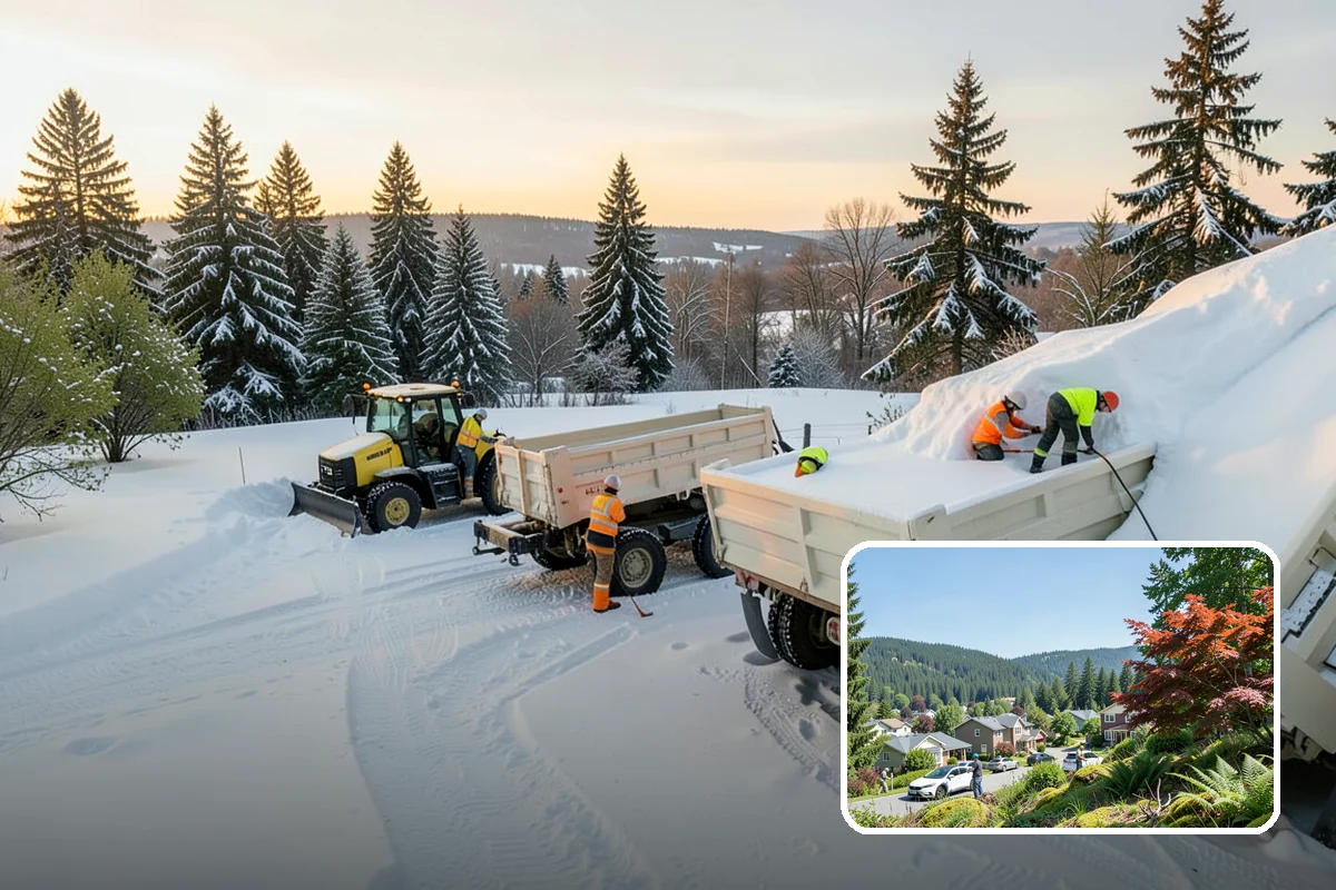 Concrete Driveway Snow Removal in Index, Snohomish County, WA - Prompt clearing to limit water intrusion