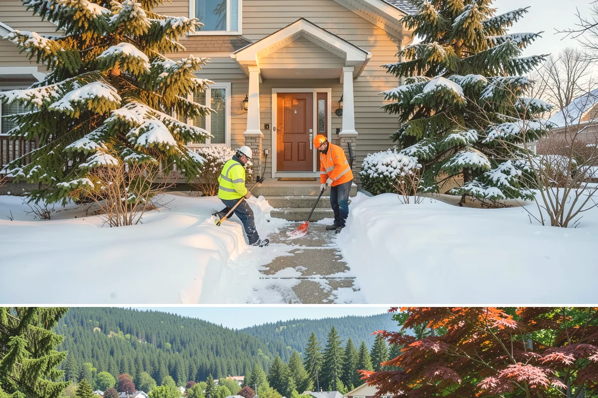 Concrete Driveway Snow Removal in Index, Snohomish County, WA - Concrete driveway care matters most during repeated freeze-thaw spells in midwinter.