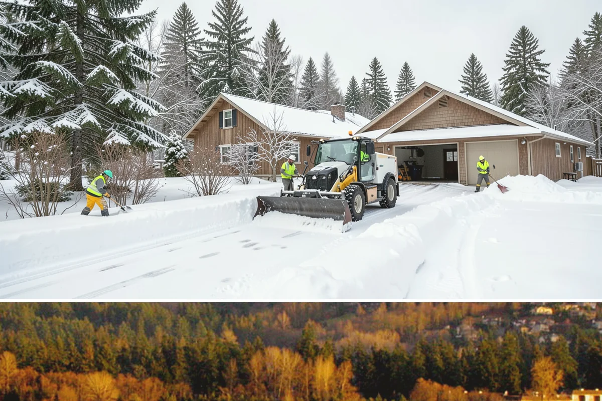 Concrete Driveway Snow Removal in Kenmore, King County, WA - Concrete driveway care matters most during repeated freeze-thaw spells in midwinter.