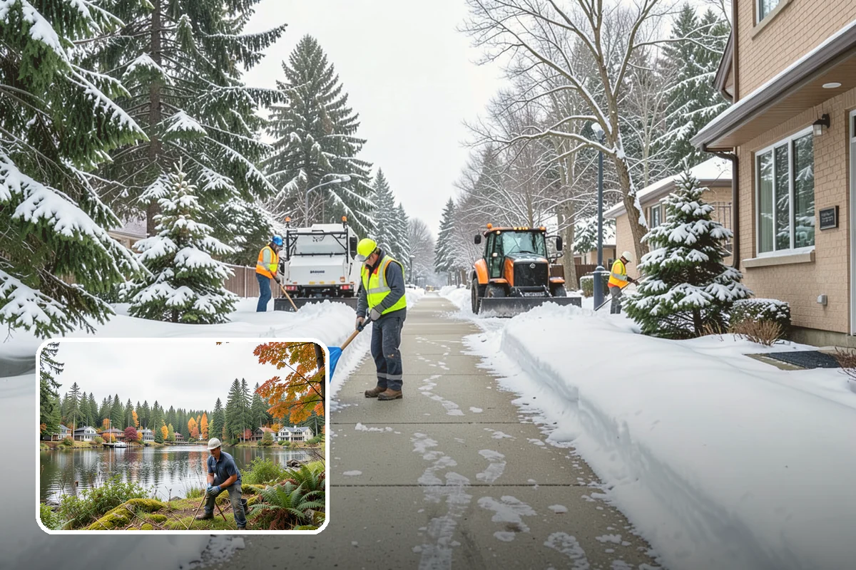 Concrete Driveway Snow Removal in La Conner, Skagit County, WA - Prompt clearing to limit water intrusion