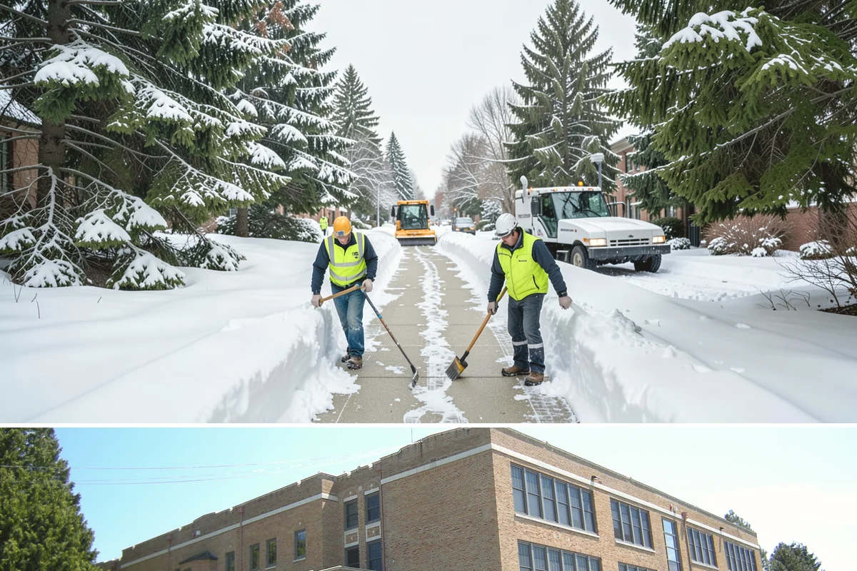 Concrete Driveway Snow Removal in Maple Valley, King County, WA - Concrete driveway care matters most during repeated freeze-thaw spells in midwinter.