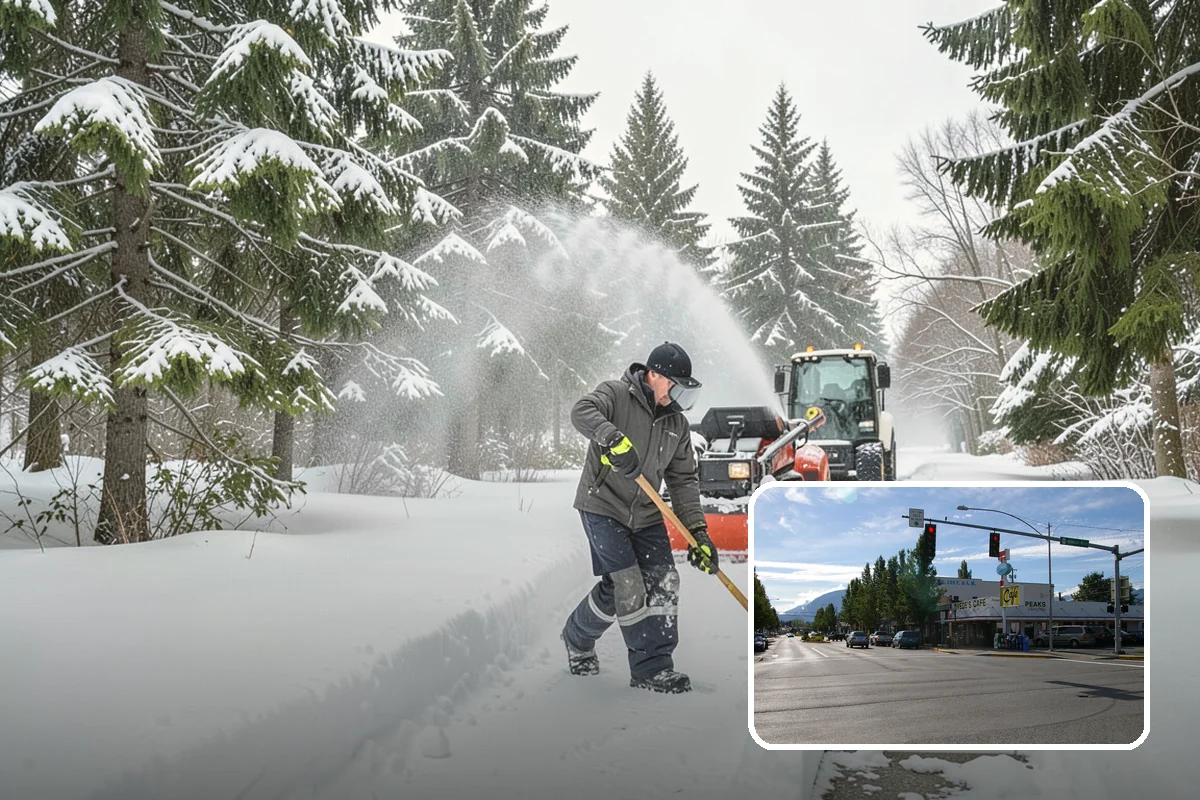 Concrete Driveway Snow Removal in North Bend, King County, WA - Prompt clearing to limit water intrusion