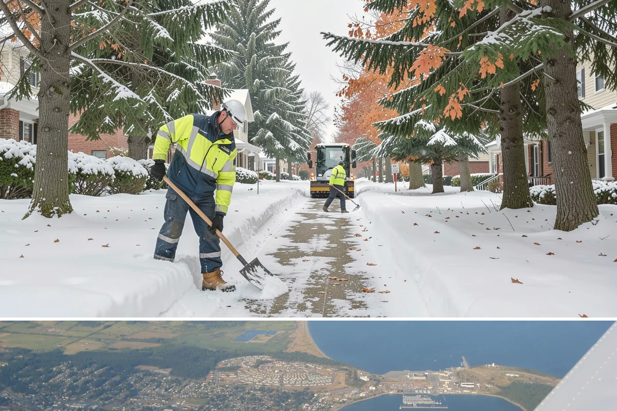 Concrete Driveway Snow Removal in Oak Harbor, Island County, WA - Concrete driveway care matters most during repeated freeze-thaw spells in midwinter.