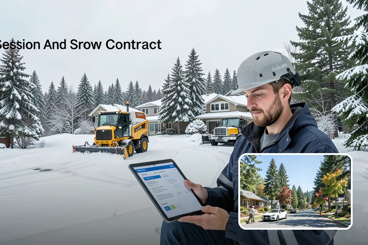 Concrete Driveway Snow Removal in Orting, Pierce County, WA - Prompt clearing to limit water intrusion