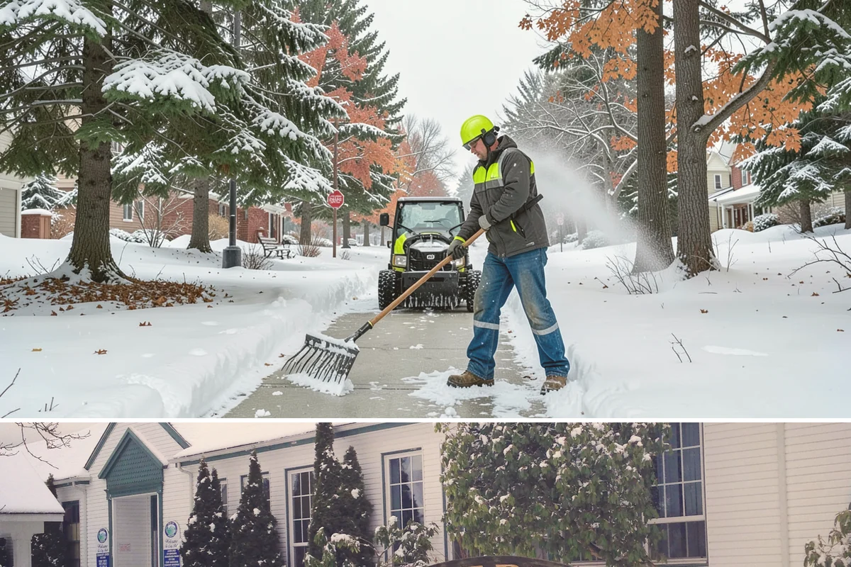 Concrete Driveway Snow Removal in Pacific, King County, WA - Concrete driveway care matters most during repeated freeze-thaw spells in midwinter.