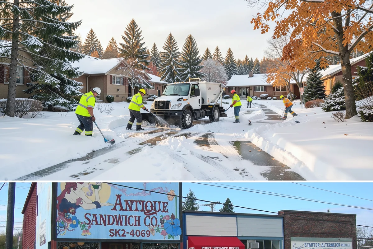 Concrete Driveway Snow Removal in Ruston, Pierce County, WA - Concrete driveway care matters most during repeated freeze-thaw spells in midwinter.
