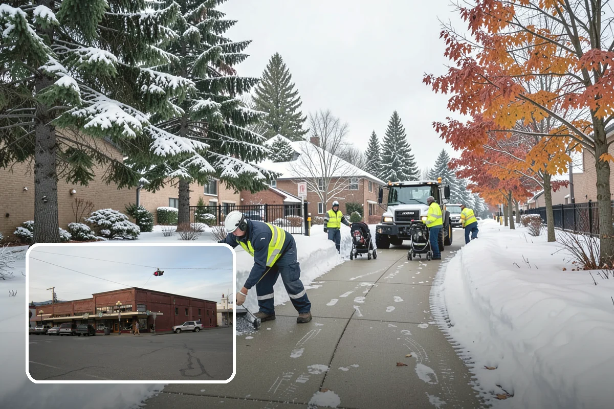 Concrete Driveway Snow Removal in Sedro-Woolley, Skagit County, WA - Prompt clearing to limit water intrusion