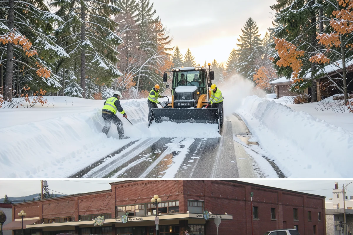 Concrete Driveway Snow Removal in Sedro-Woolley, Skagit County, WA - Concrete driveway care matters most during repeated freeze-thaw spells in midwinter.