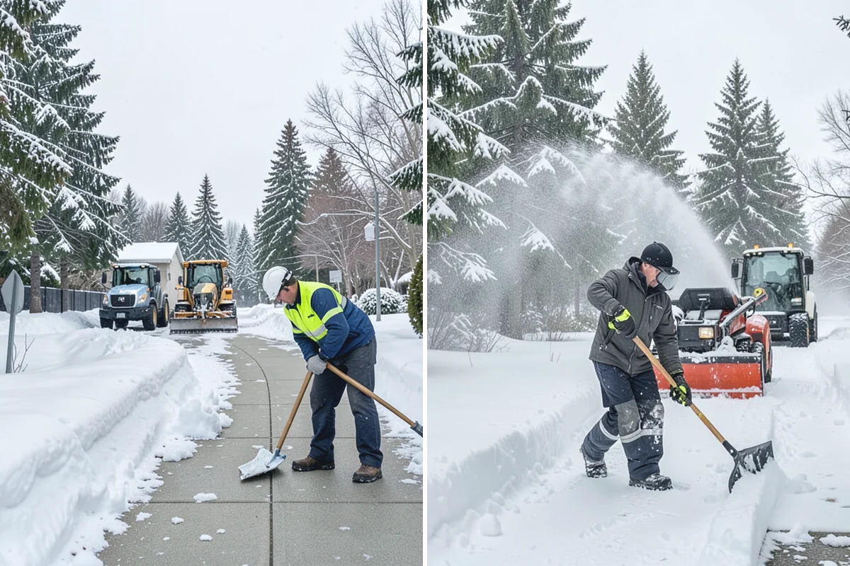 Concrete Driveway Snow Removal in Skykomish, King County, WA - We clear snow before meltwater soaks the slab