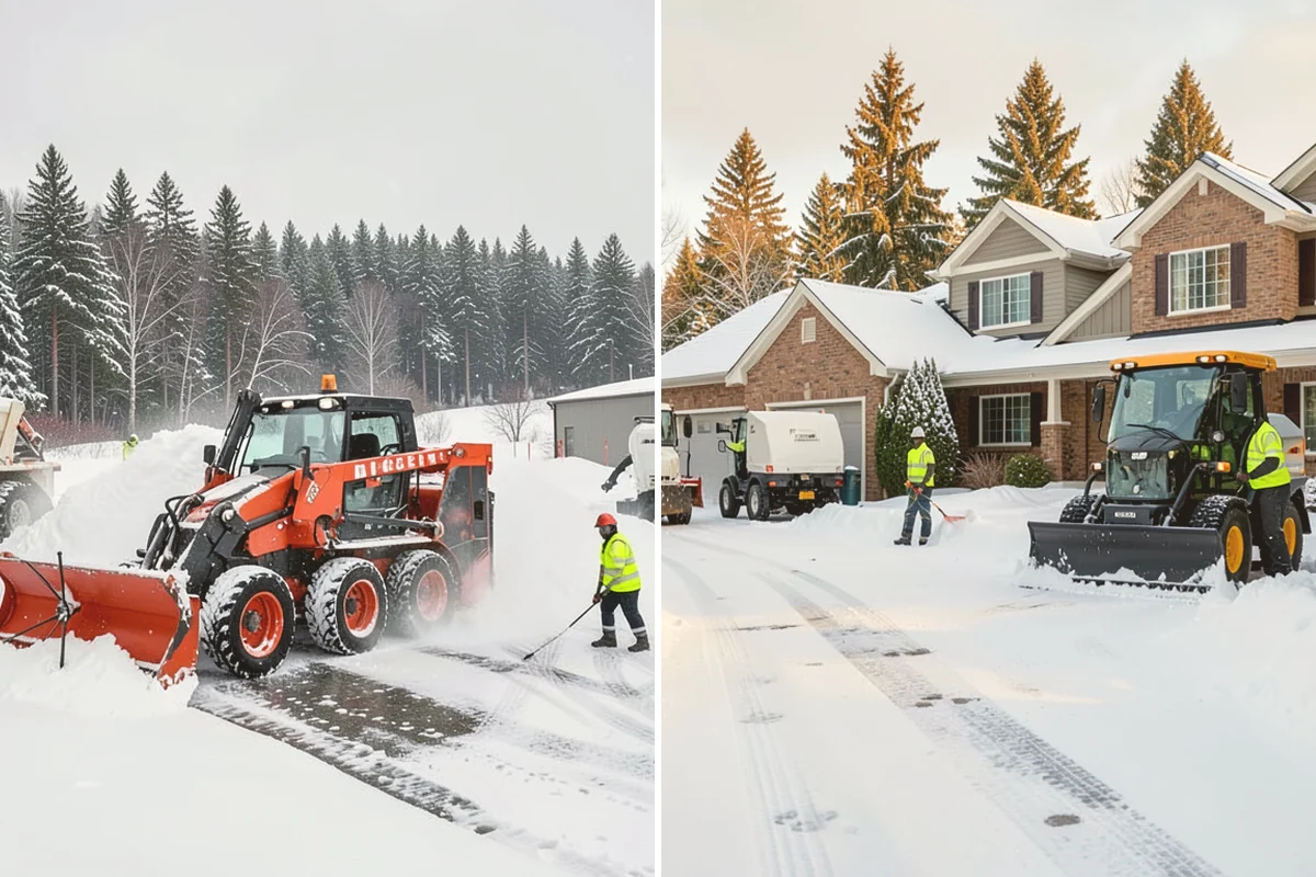 Concrete Driveway Snow Removal in Snohomish, Snohomish County, WA - We clear snow before meltwater soaks the slab