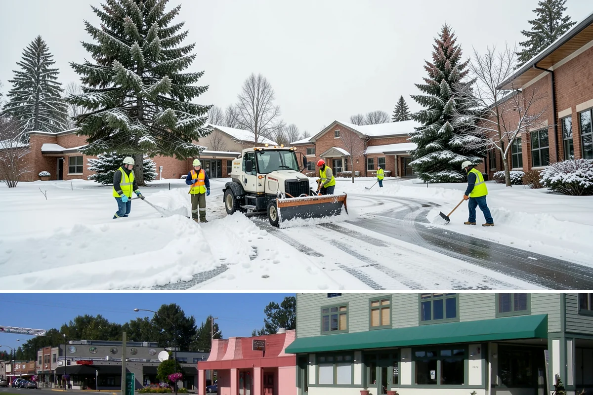Concrete Driveway Snow Removal in Snoqualmie, King County, WA - Concrete driveway care matters most during repeated freeze-thaw spells in midwinter.