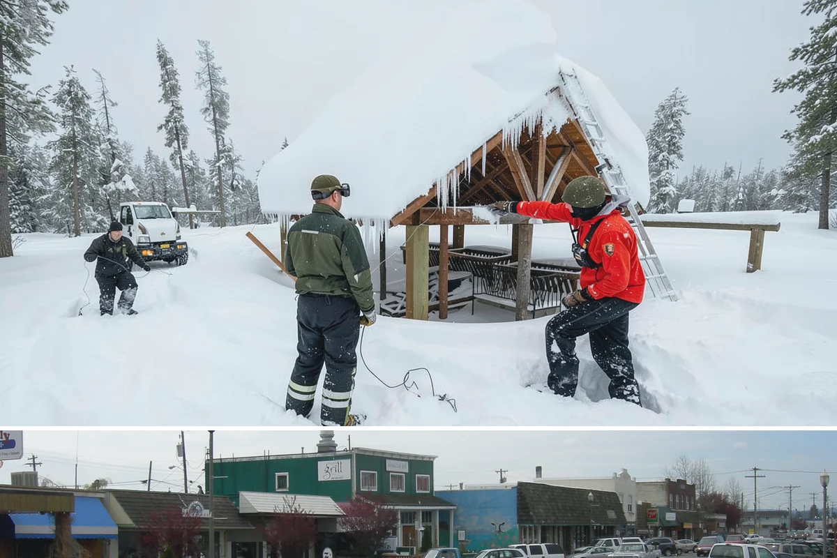 Concrete Driveway Snow Removal in Stanwood, Snohomish County, WA - Concrete driveway care matters most during repeated freeze-thaw spells in midwinter.