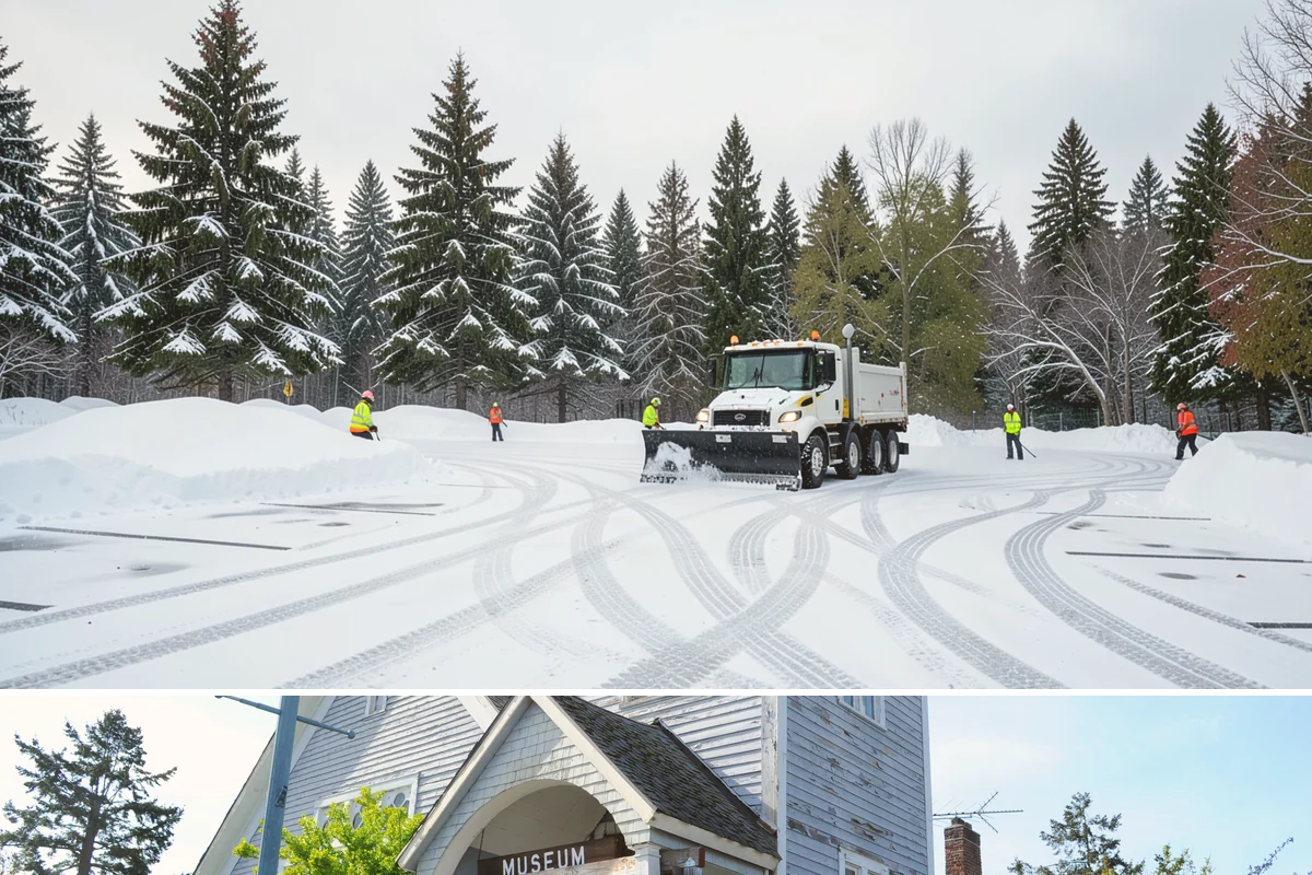 Concrete Driveway Snow Removal in Steilacoom, Pierce County, WA - Concrete driveway care matters most during repeated freeze-thaw spells in midwinter.