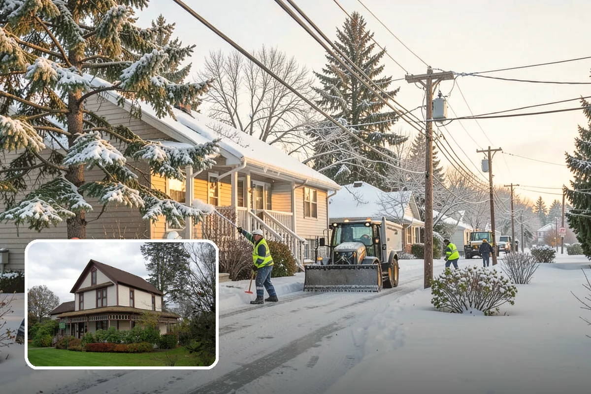 Concrete Driveway Snow Removal in Sumner, Pierce County, WA - Prompt clearing to limit water intrusion