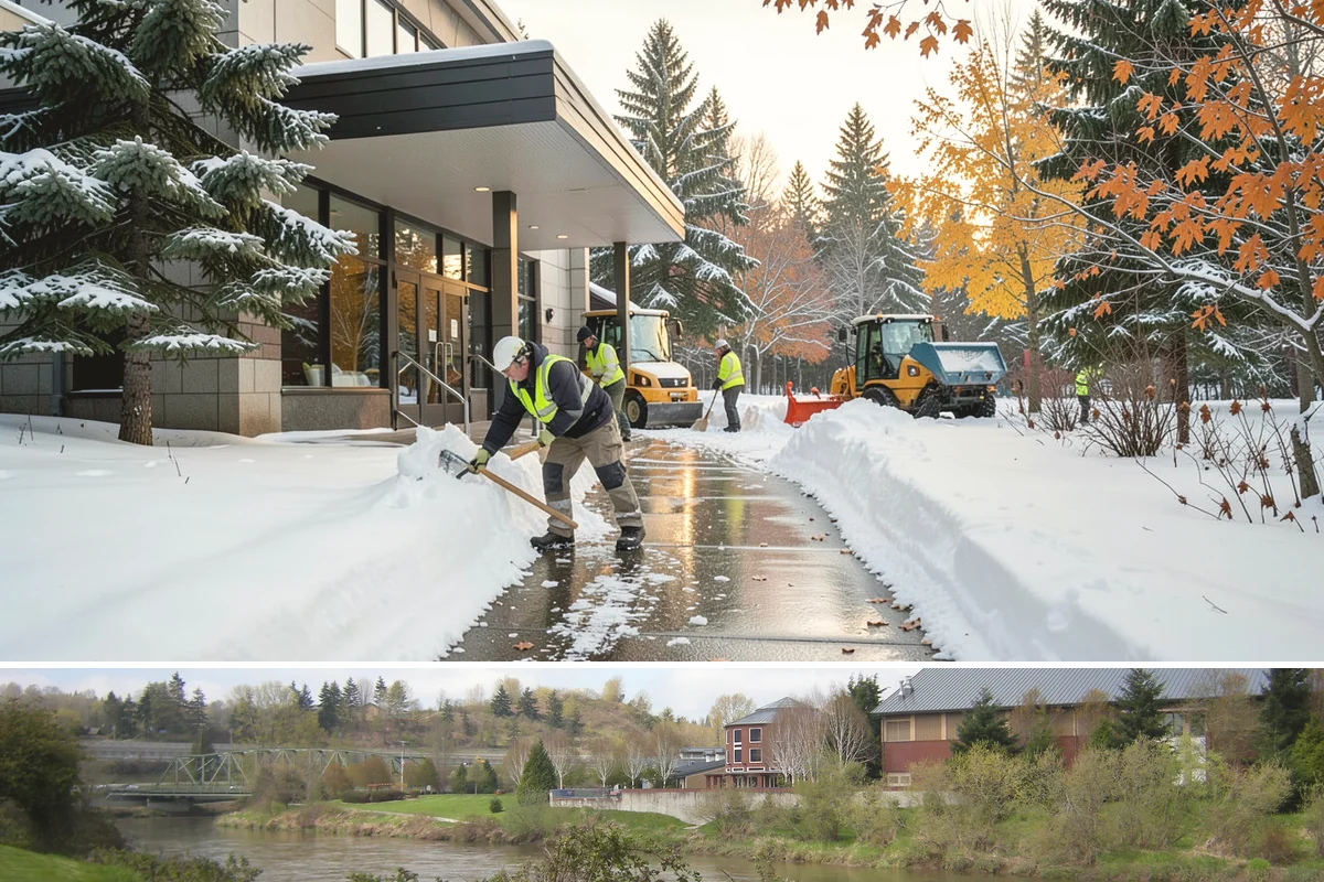 Concrete Driveway Snow Removal in Tukwila, King County, WA - Concrete driveway care matters most during repeated freeze-thaw spells in midwinter.