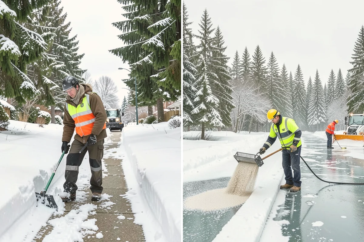 Condo Snow Removal in Algona, King County, WA - Review the association's common and shared areas