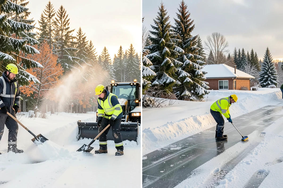 Condo Snow Removal in Arlington, Snohomish County, WA - Review the association's common and shared areas