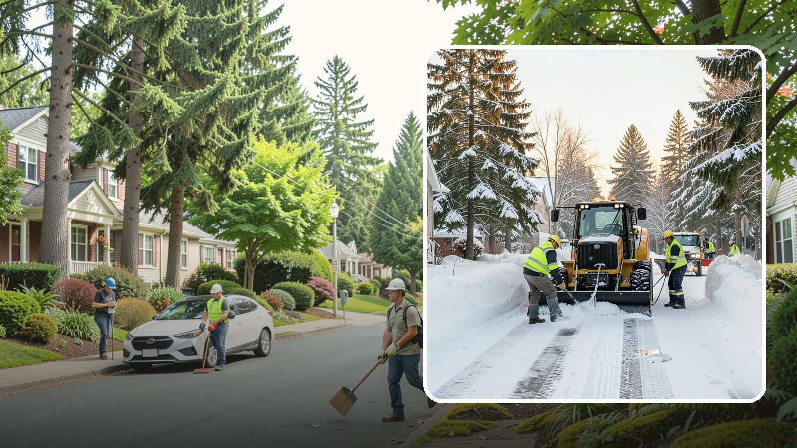 Condo Snow Removal in Beaux Arts Village, King County, WA - We provide reliable snow clearing for condominium properties, from shared drives to individual unit entries.