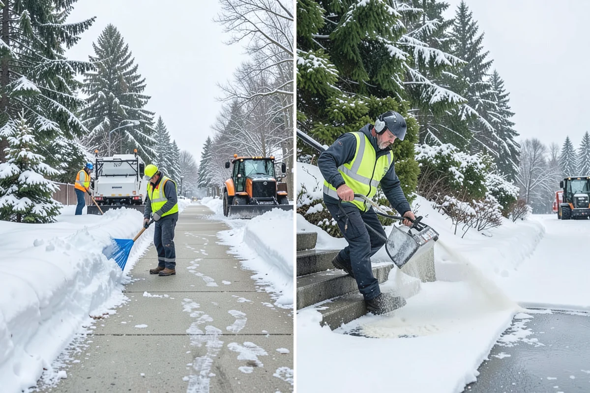 Condo Snow Removal in Beaux Arts Village, King County, WA - Review the association's common and shared areas