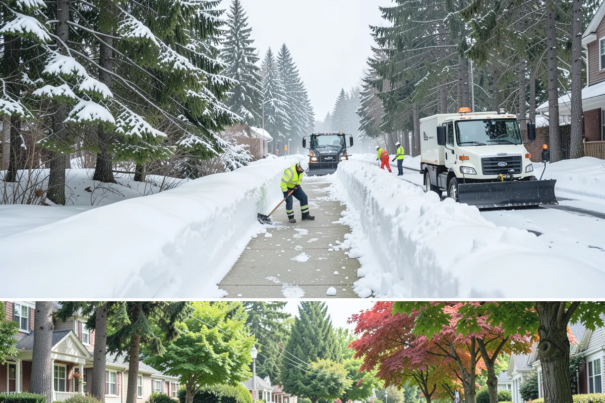 Condo Snow Removal in Beaux Arts Village, King County, WA - Condominium clearing is most active during the core snow months of December to February.