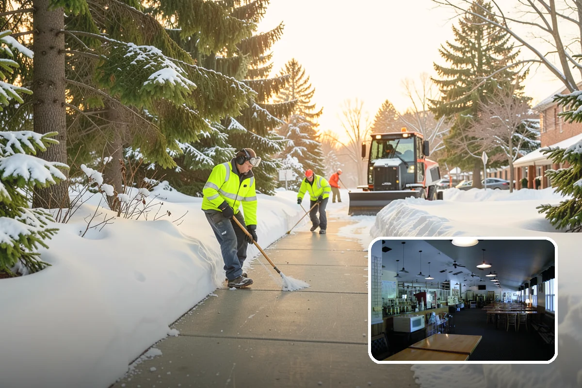 Condo Snow Removal in Black Diamond, King County, WA - Clear common drives and guest parking