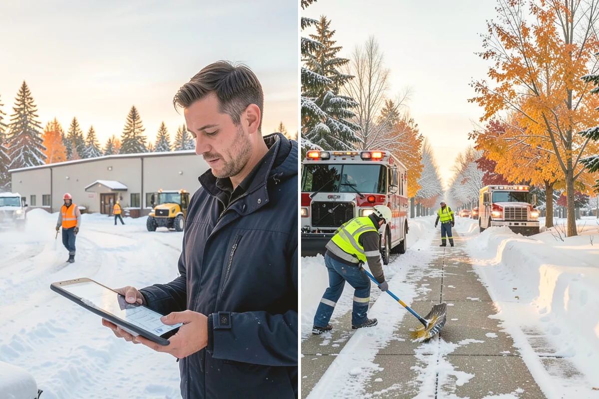 Condo Snow Removal in Black Diamond, King County, WA - Review the association's common and shared areas