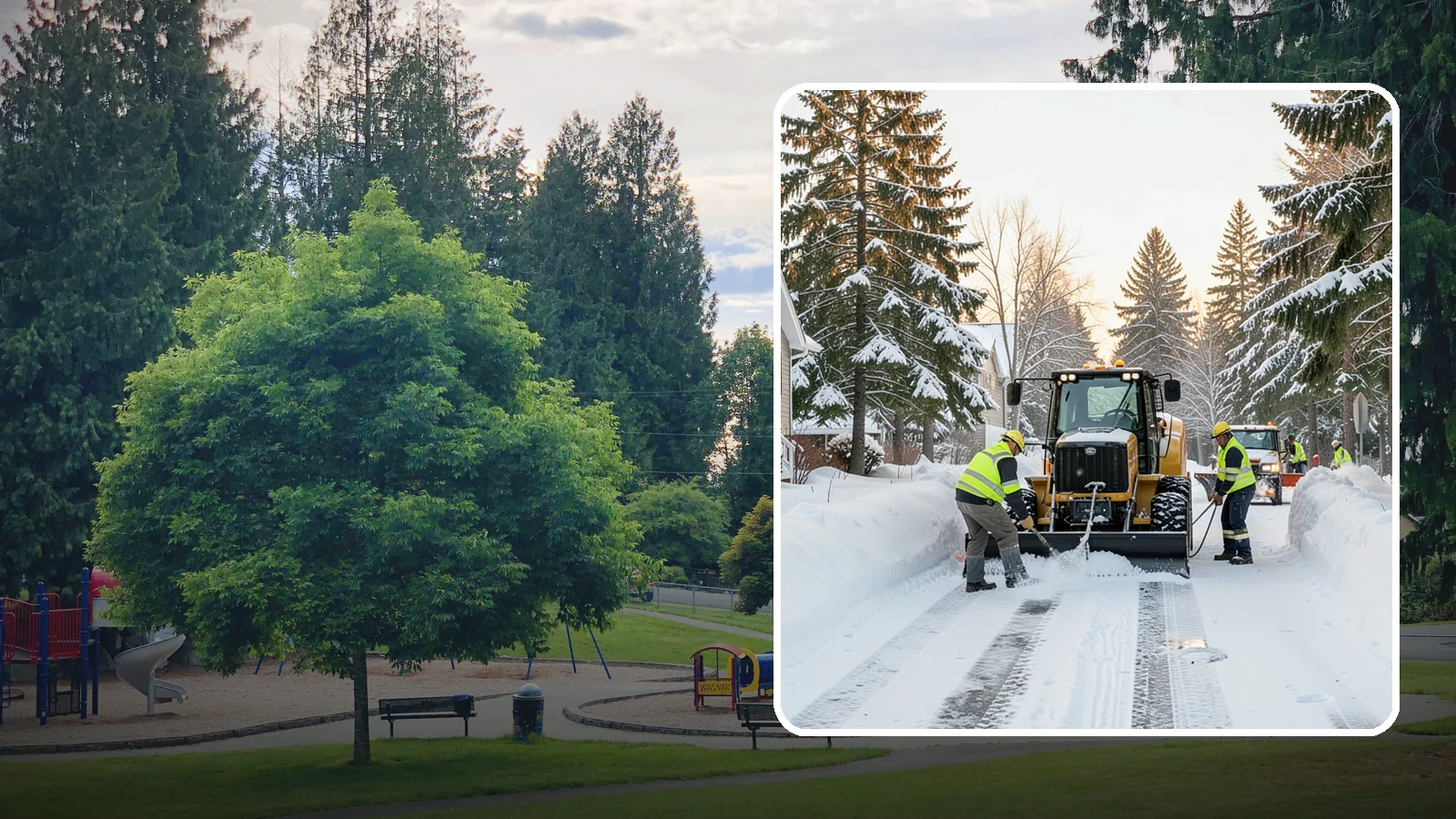 Condo Snow Removal in Bonney Lake, Pierce County, WA - We provide reliable snow clearing for condominium properties, from shared drives to individual unit entries.