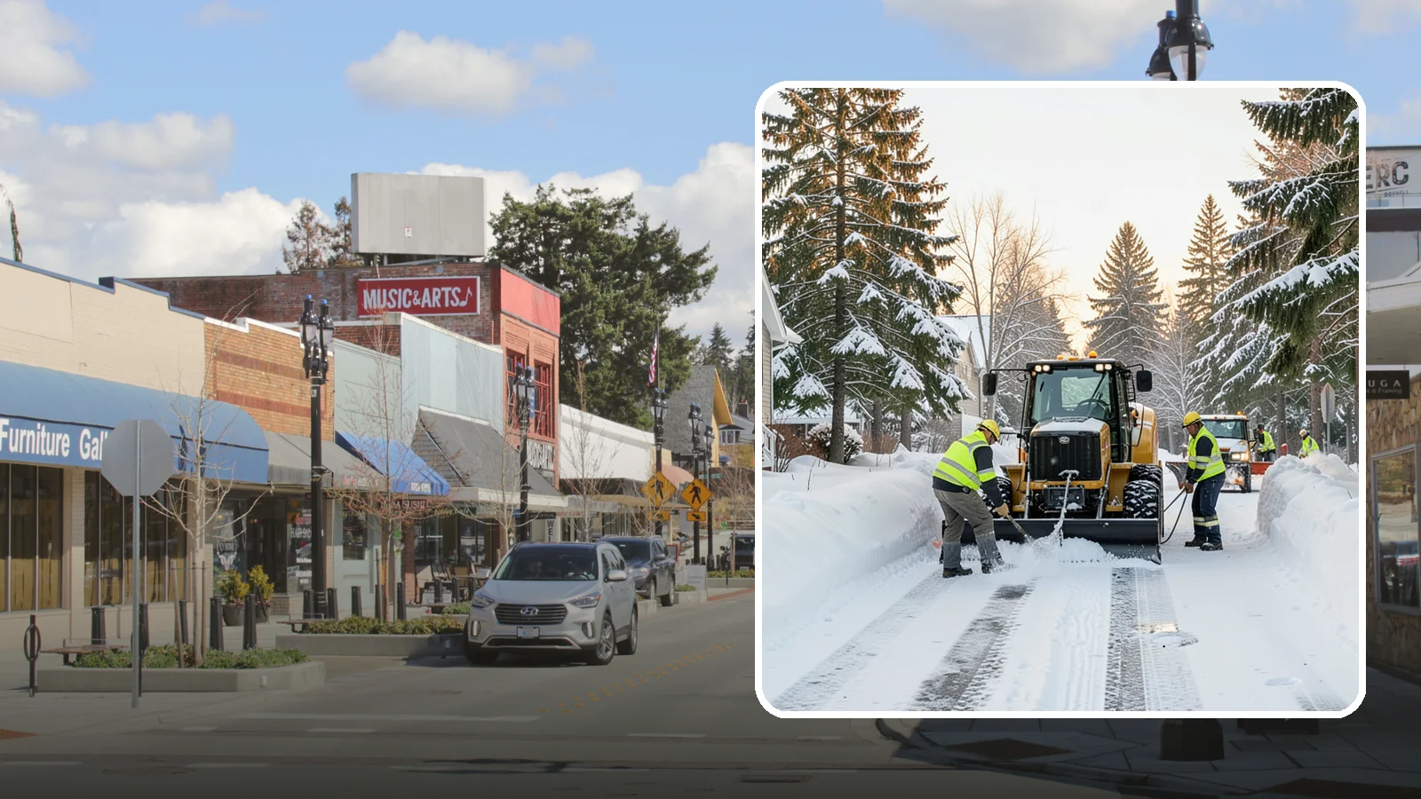 Condo Snow Removal in Bothell, King County, WA - We provide reliable snow clearing for condominium properties, from shared drives to individual unit entries.