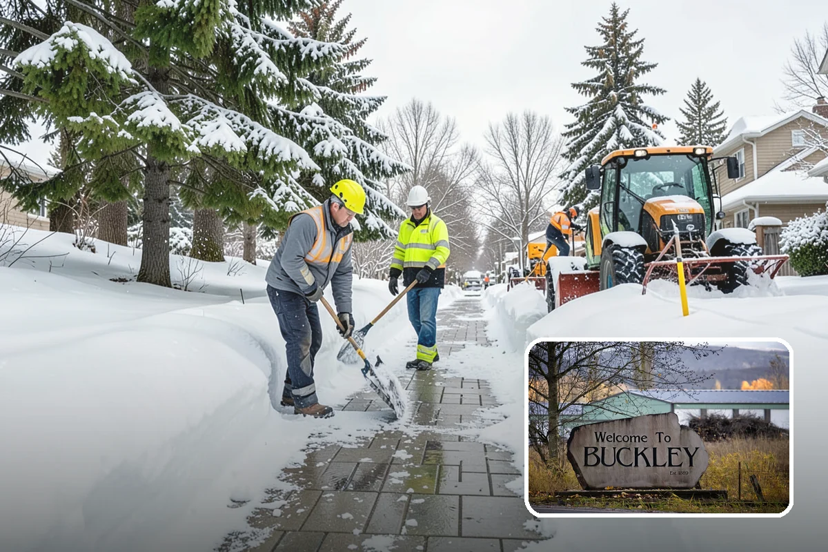 Condo Snow Removal in Buckley, Pierce County, WA - Clear common drives and guest parking