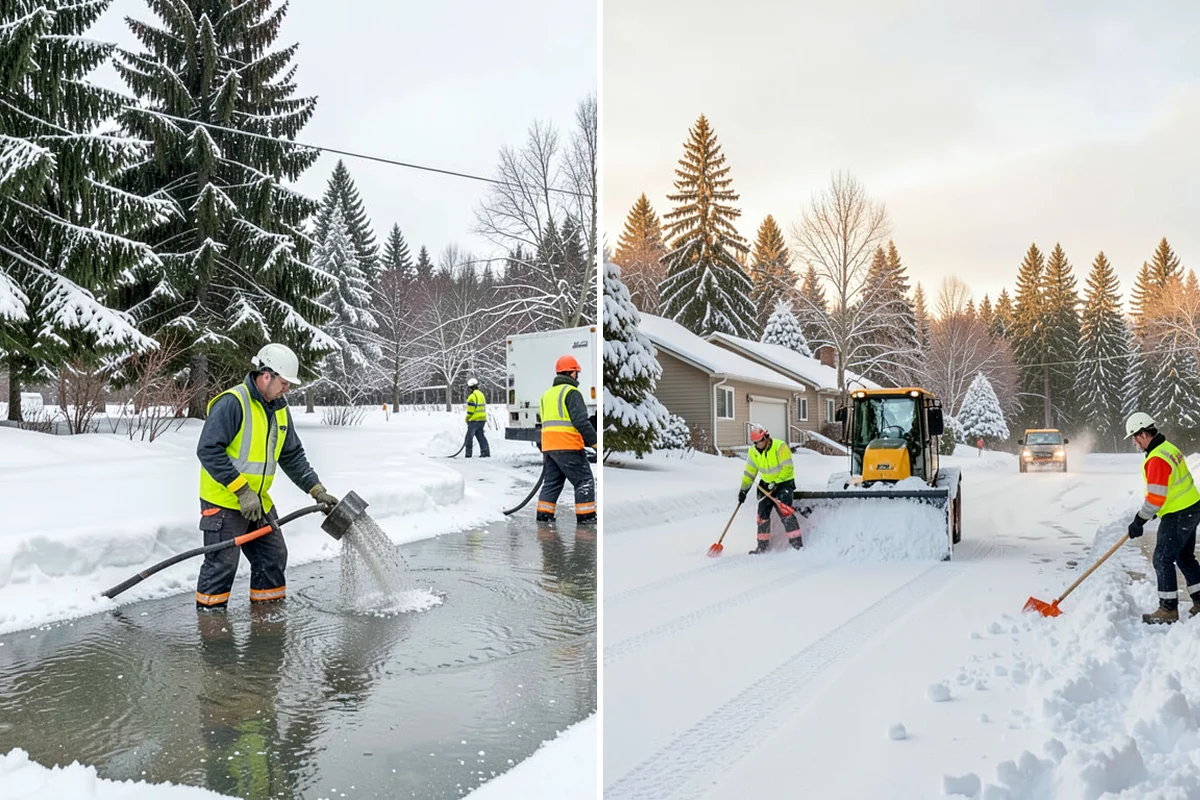 Condo Snow Removal in Clyde Hill, King County, WA - Review the association's common and shared areas