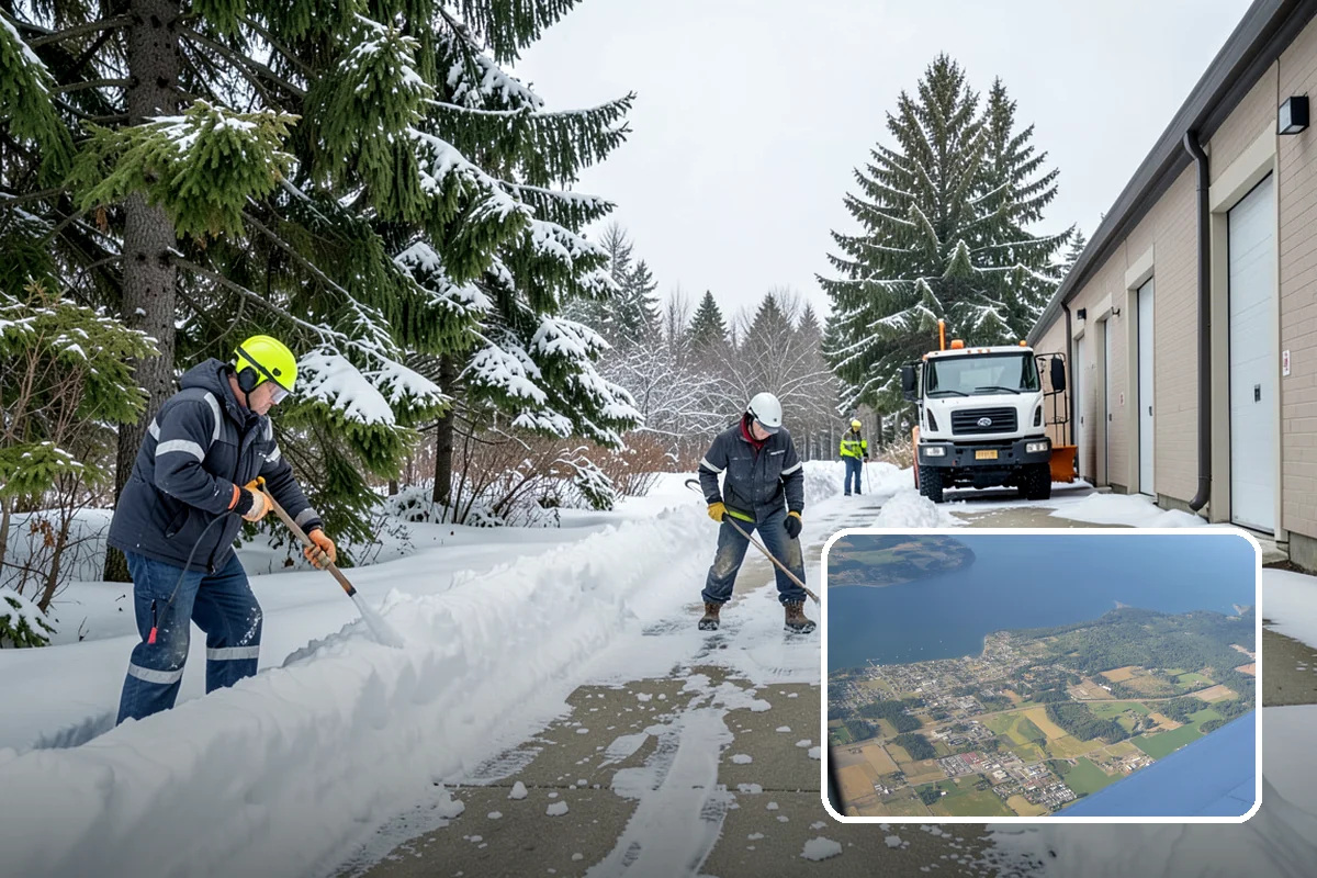 Condo Snow Removal in Coupeville, Island County, WA - Clear common drives and guest parking