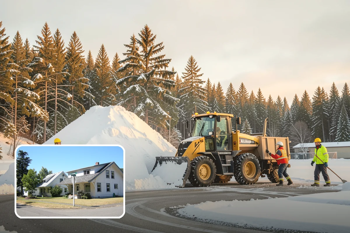 Condo Snow Removal in DuPont, Pierce County, WA - Clear common drives and guest parking