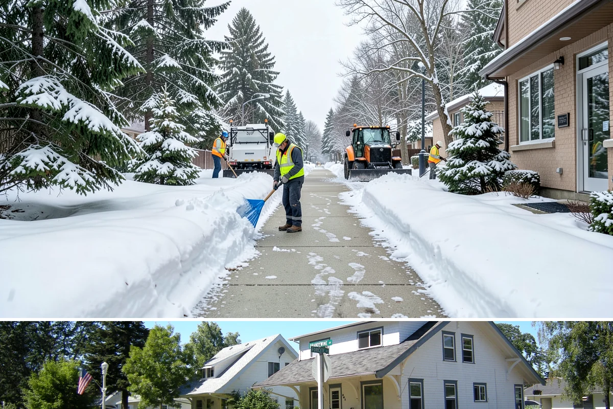 Condo Snow Removal in DuPont, Pierce County, WA - Condominium clearing is most active during the core snow months of December to February.