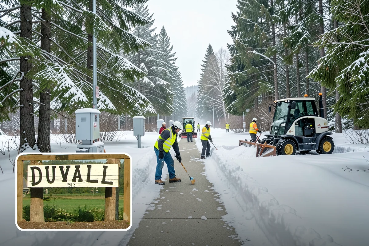 Condo Snow Removal in Duvall, King County, WA - Clear common drives and guest parking
