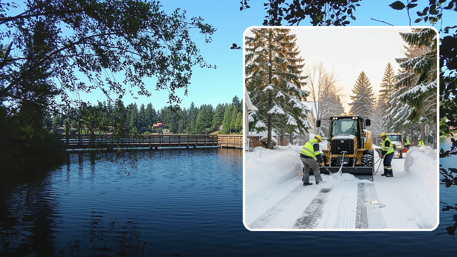 Condo Snow Removal in Federal Way, King County, WA - We provide reliable snow clearing for condominium properties, from shared drives to individual unit entries.