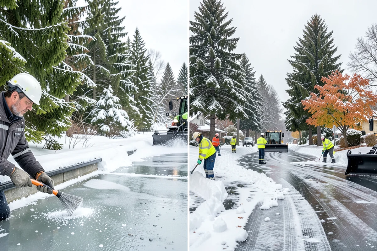 Condo Snow Removal in Federal Way, King County, WA - Review the association's common and shared areas