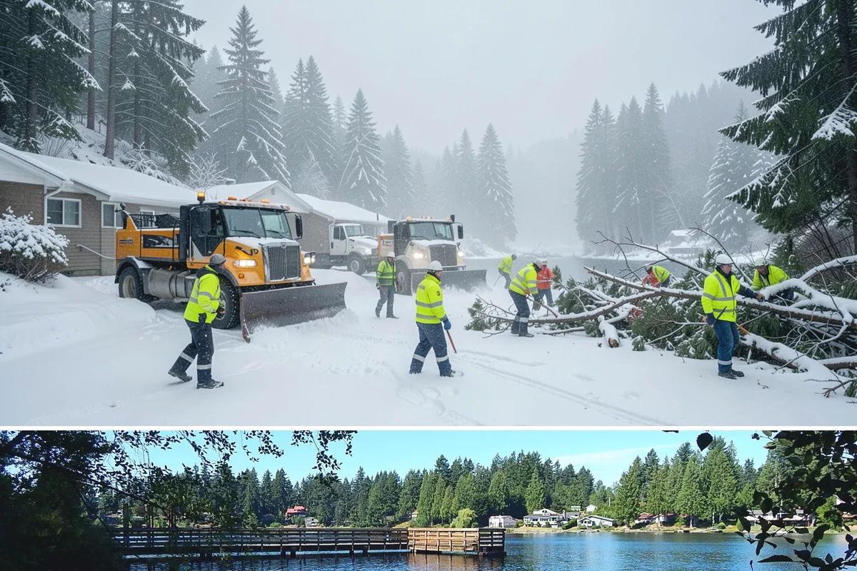 Condo Snow Removal in Federal Way, King County, WA - Condominium clearing is most active during the core snow months of December to February.