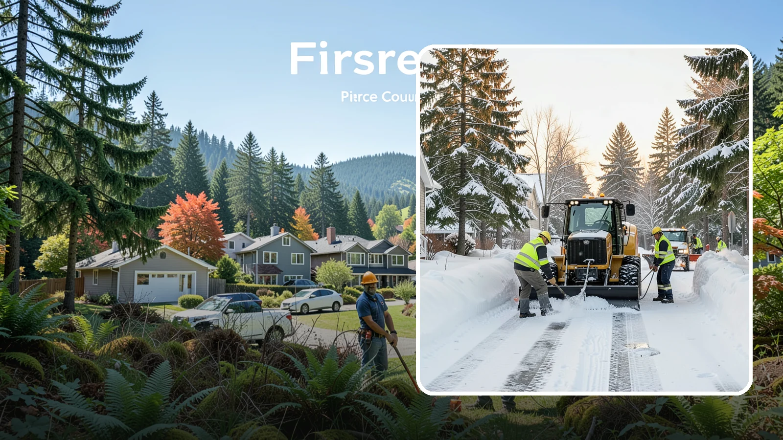Condo Snow Removal in Fircrest, Pierce County, WA - We provide reliable snow clearing for condominium properties, from shared drives to individual unit entries.