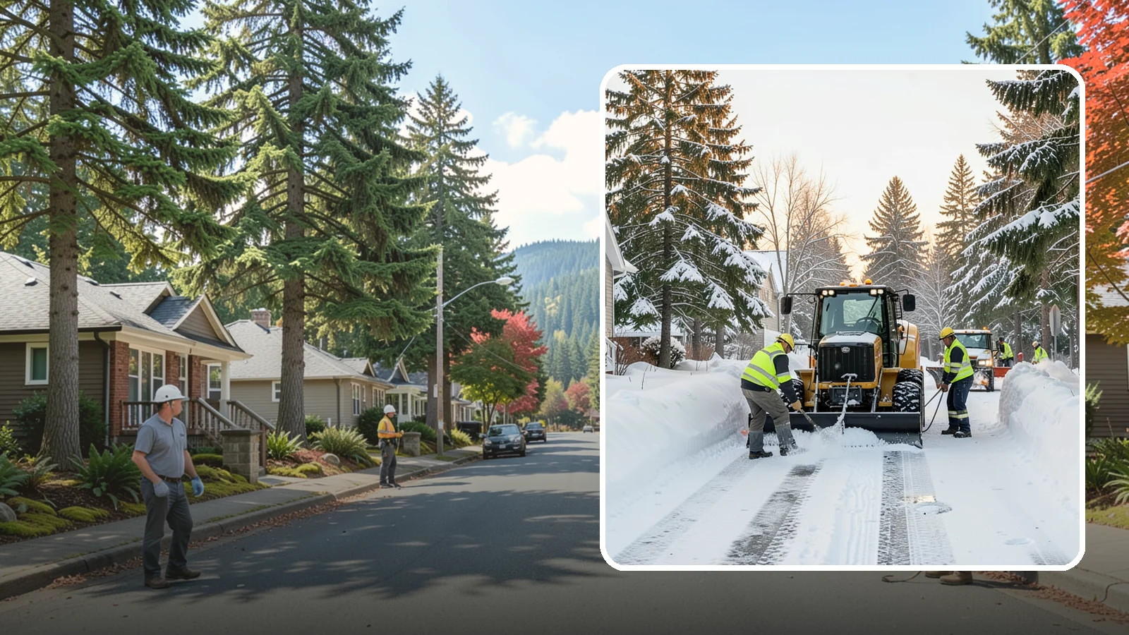 Condo Snow Removal in Hunts Point, King County, WA - We provide reliable snow clearing for condominium properties, from shared drives to individual unit entries.