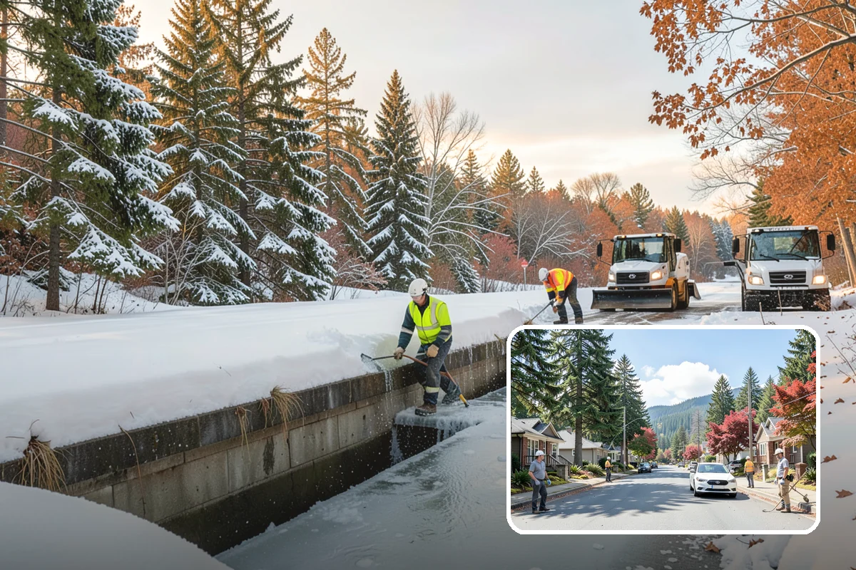 Condo Snow Removal in Hunts Point, King County, WA - Clear common drives and guest parking