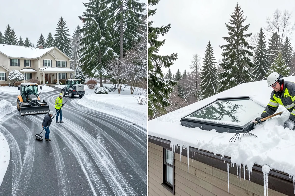 Condo Snow Removal in Hunts Point, King County, WA - Review the association's common and shared areas