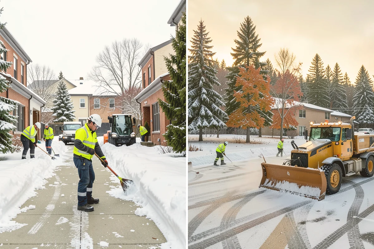 Condo Snow Removal in Index, Snohomish County, WA - Review the association's common and shared areas