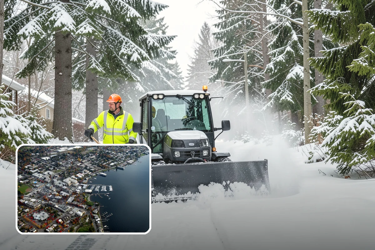 Condo Snow Removal in Kirkland, King County, WA - Clear common drives and guest parking