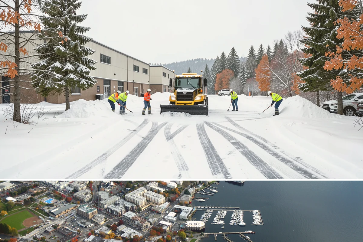 Condo Snow Removal in Kirkland, King County, WA - Condominium clearing is most active during the core snow months of December to February.