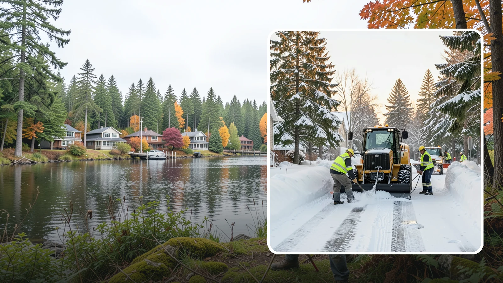 Condo Snow Removal in La Conner, Skagit County, WA - We provide reliable snow clearing for condominium properties, from shared drives to individual unit entries.
