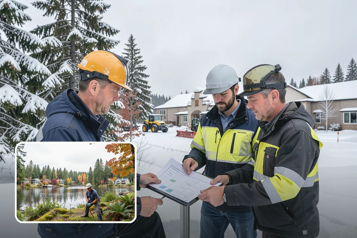 Condo Snow Removal in La Conner, Skagit County, WA - Clear common drives and guest parking