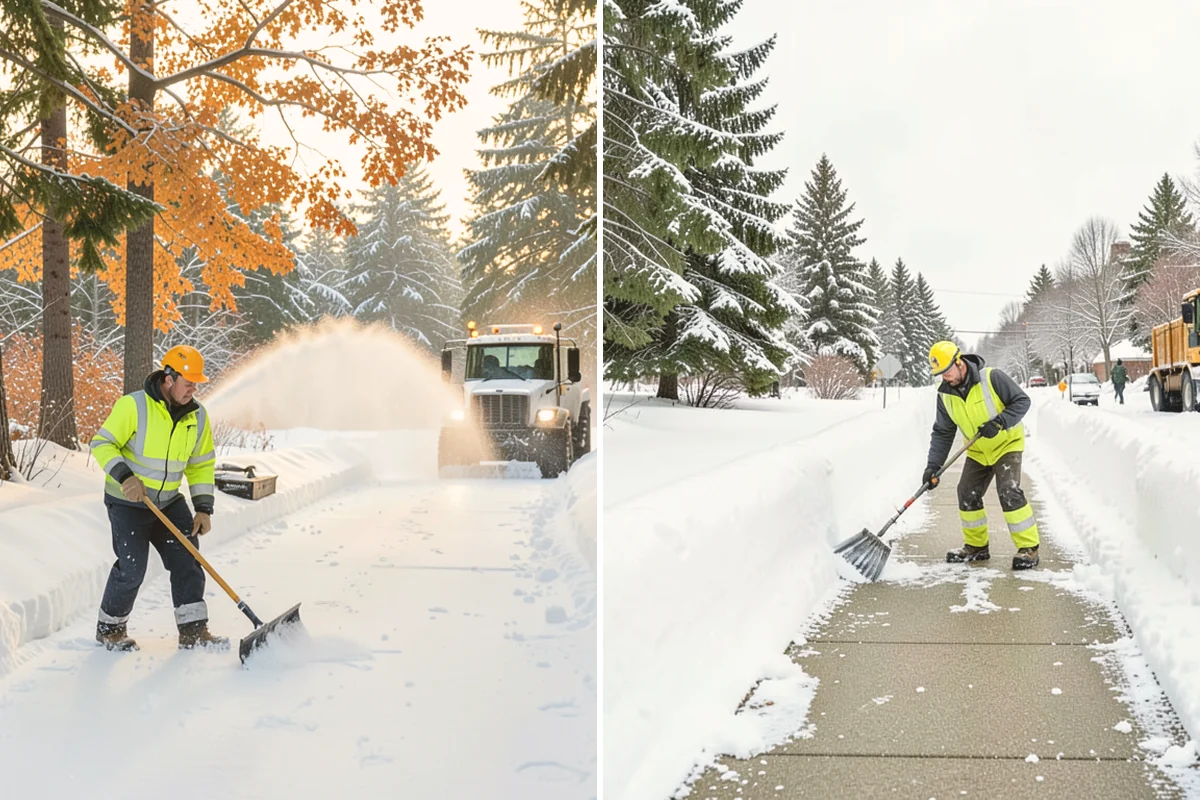 Condo Snow Removal in Langley, Island County, WA - Review the association's common and shared areas