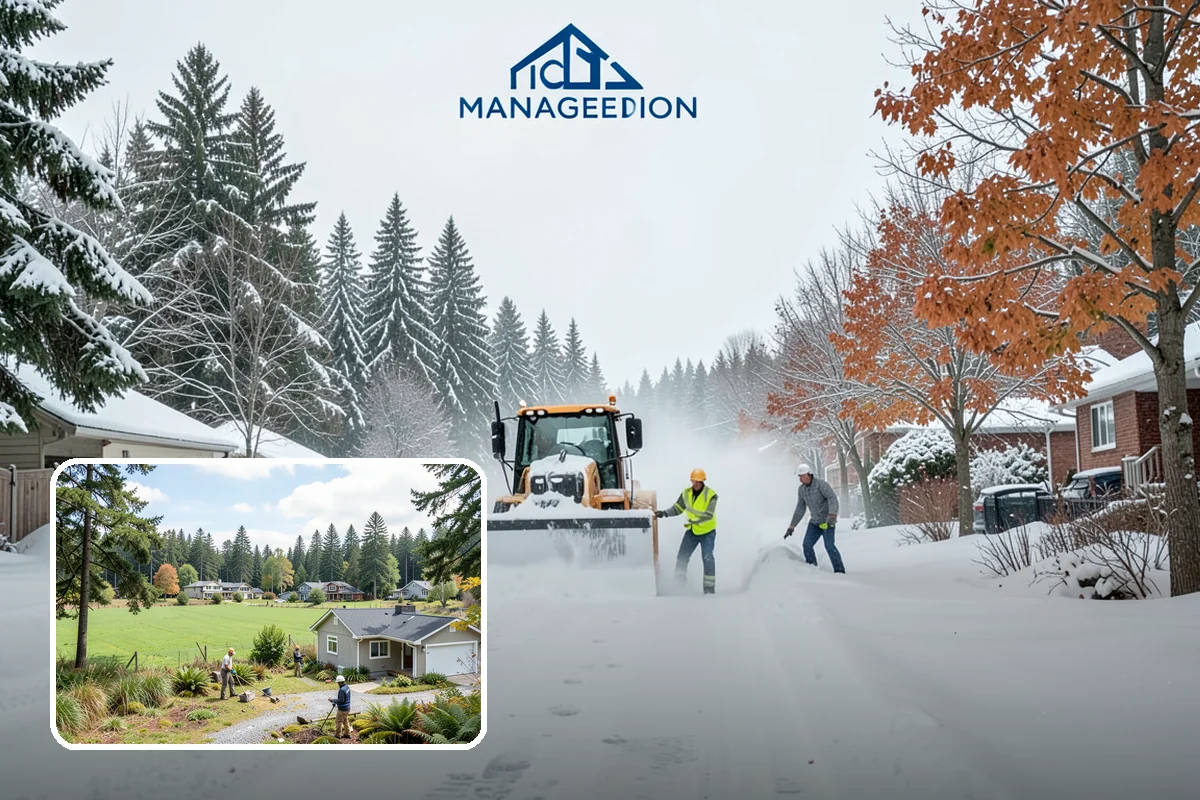 Condo Snow Removal in Lyman, Skagit County, WA - Clear common drives and guest parking