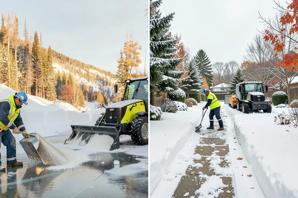 Condo Snow Removal in Maple Valley, King County, WA - Review the association's common and shared areas