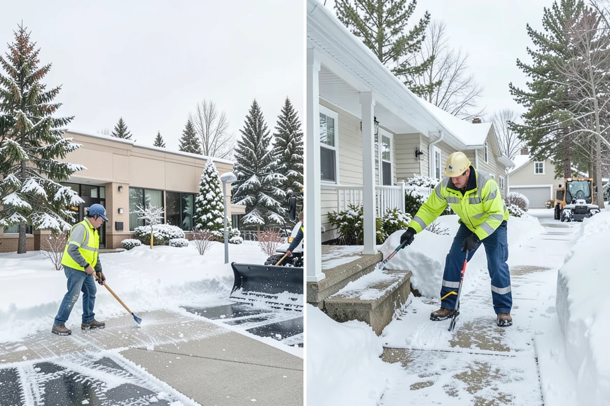 Condo Snow Removal in Medina, King County, WA - Review the association's common and shared areas
